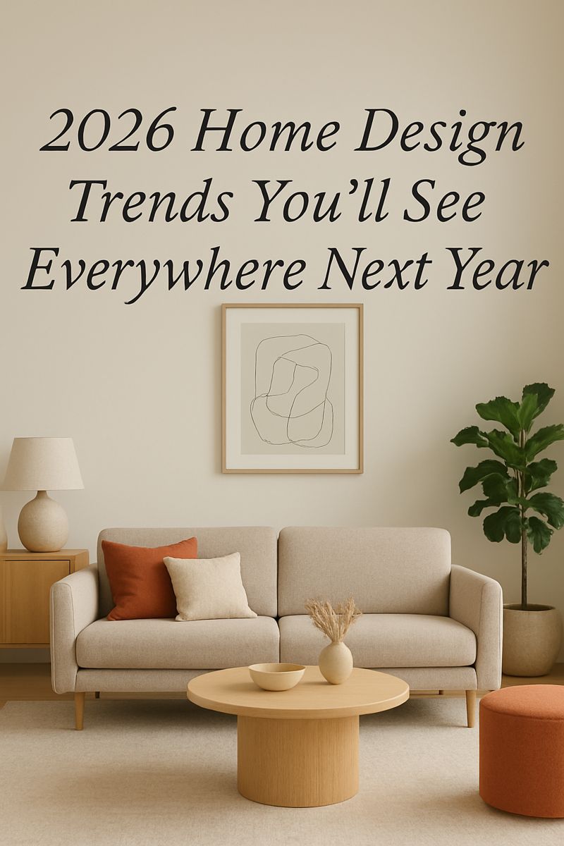 2026 Home Design Trends You’ll See Everywhere Next Year header image.