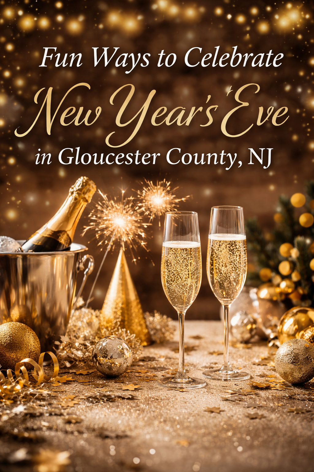 Fun Ways to Celebrate New Year’s Eve in Gloucester County, NJ header image.
