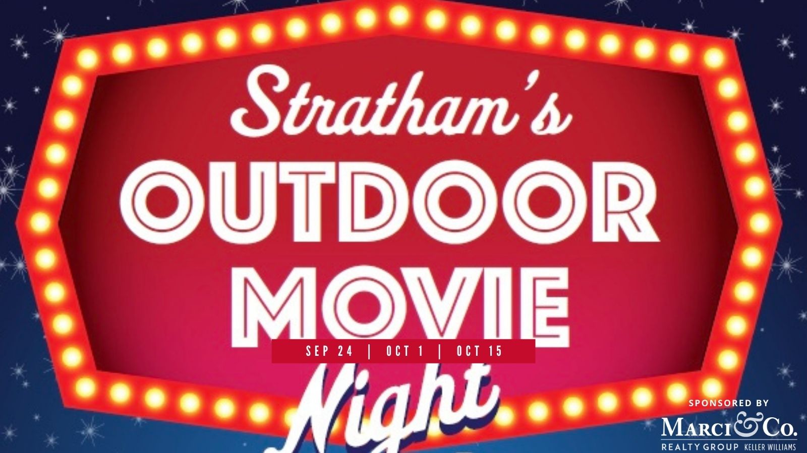 Stratham Movie Night…Under the Stars! header image.