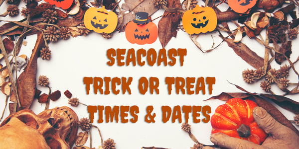 Seacoast Trick-Or-Treating Schedule 2022 header image.