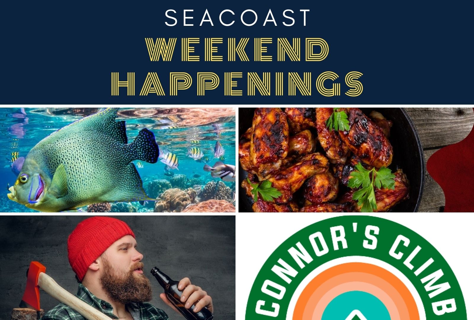 Seacoast Weekend Happenings: September 24th-26th header image.