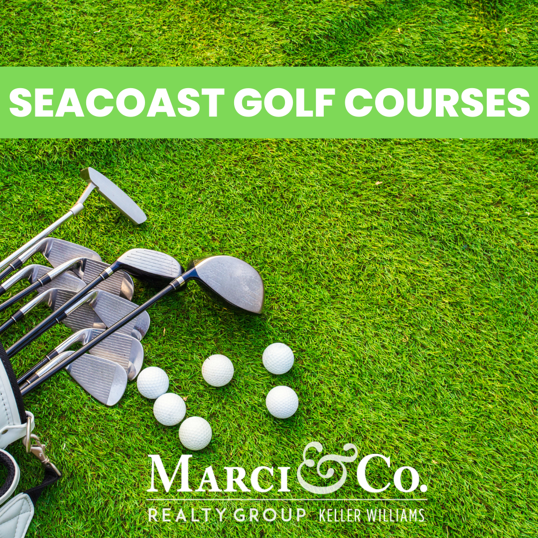 Explore the Seacoast: Golf Courses header image.