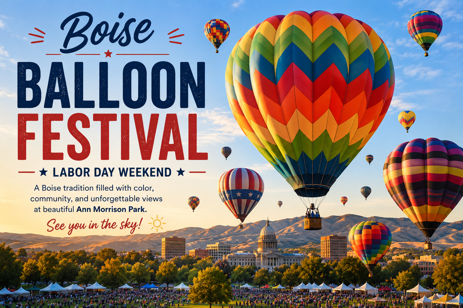 Spirit of Boise Balloon Classic header image.