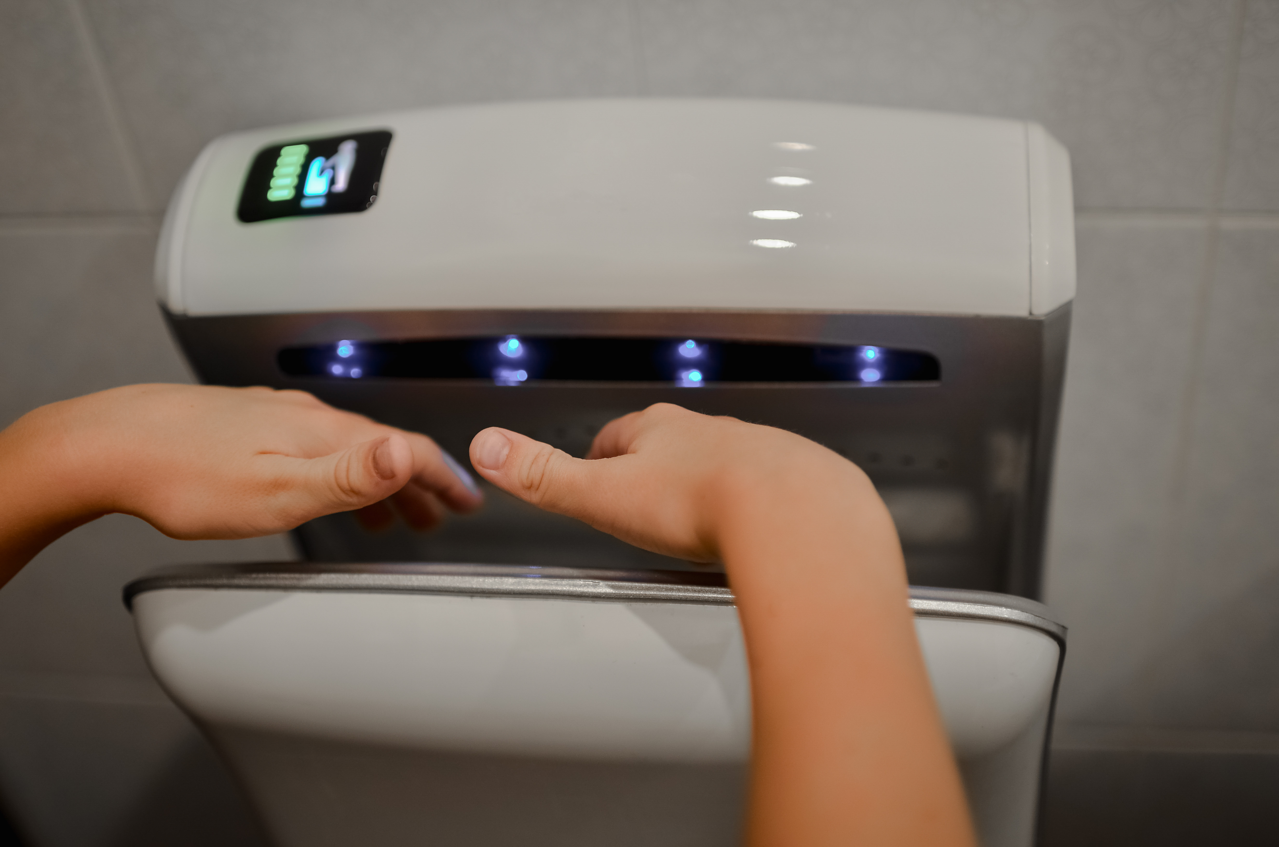 Hand Dryers vs. Paper Towels header image.