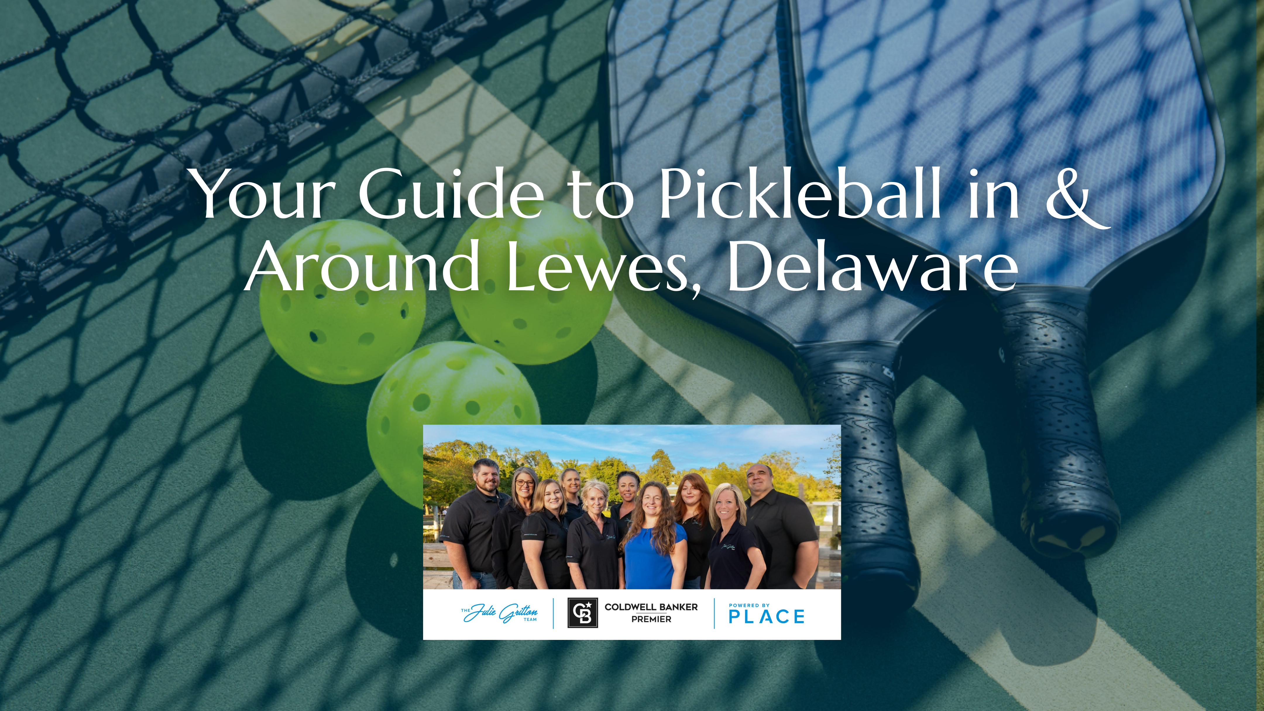 Pickleball In and Around Lewes, Delaware header image.