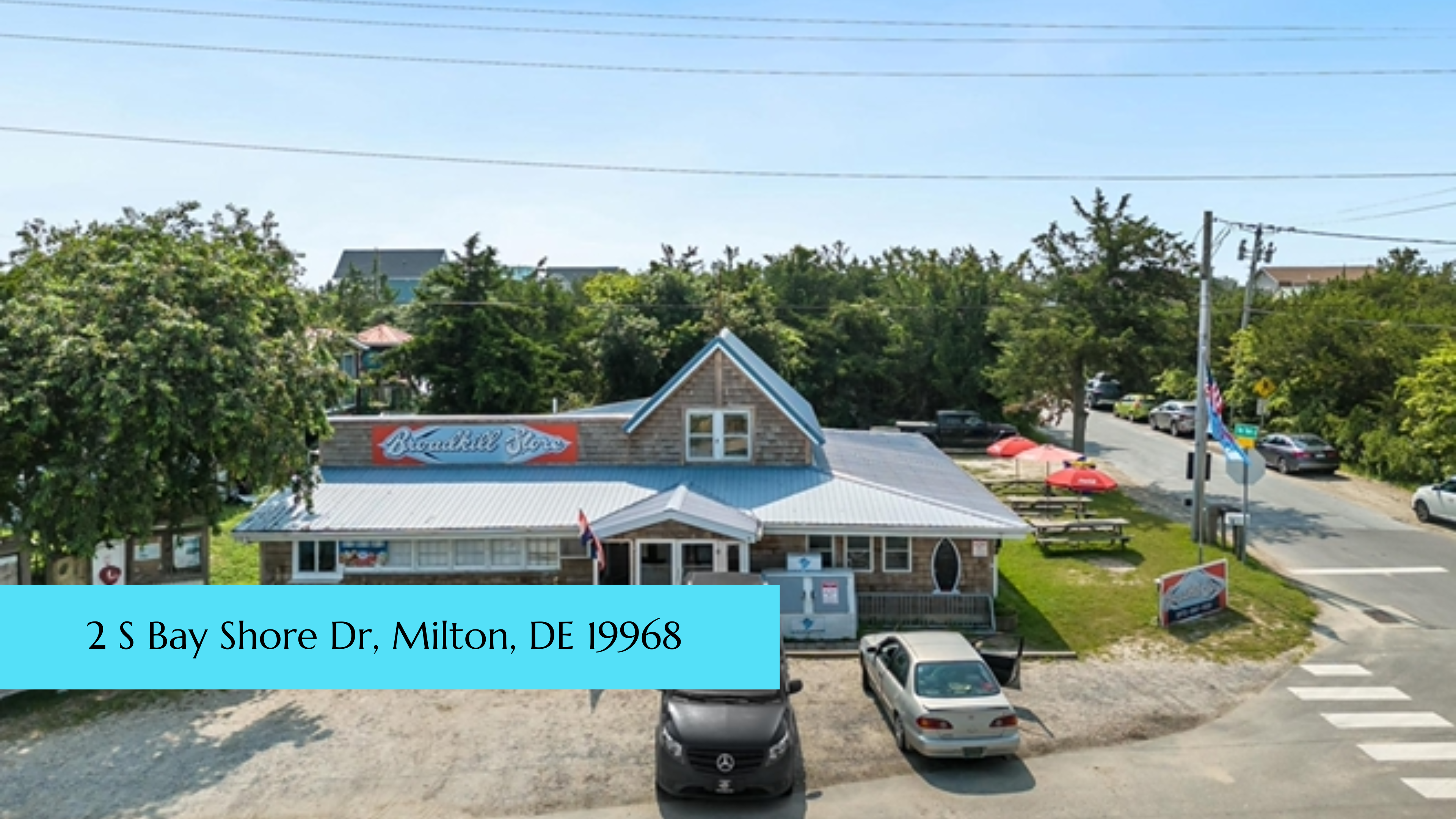 2 S Bay Shore Dr, Milton, DE 19968 – Broadkill General Store | Iconic Beachfront Business for Sale header image.