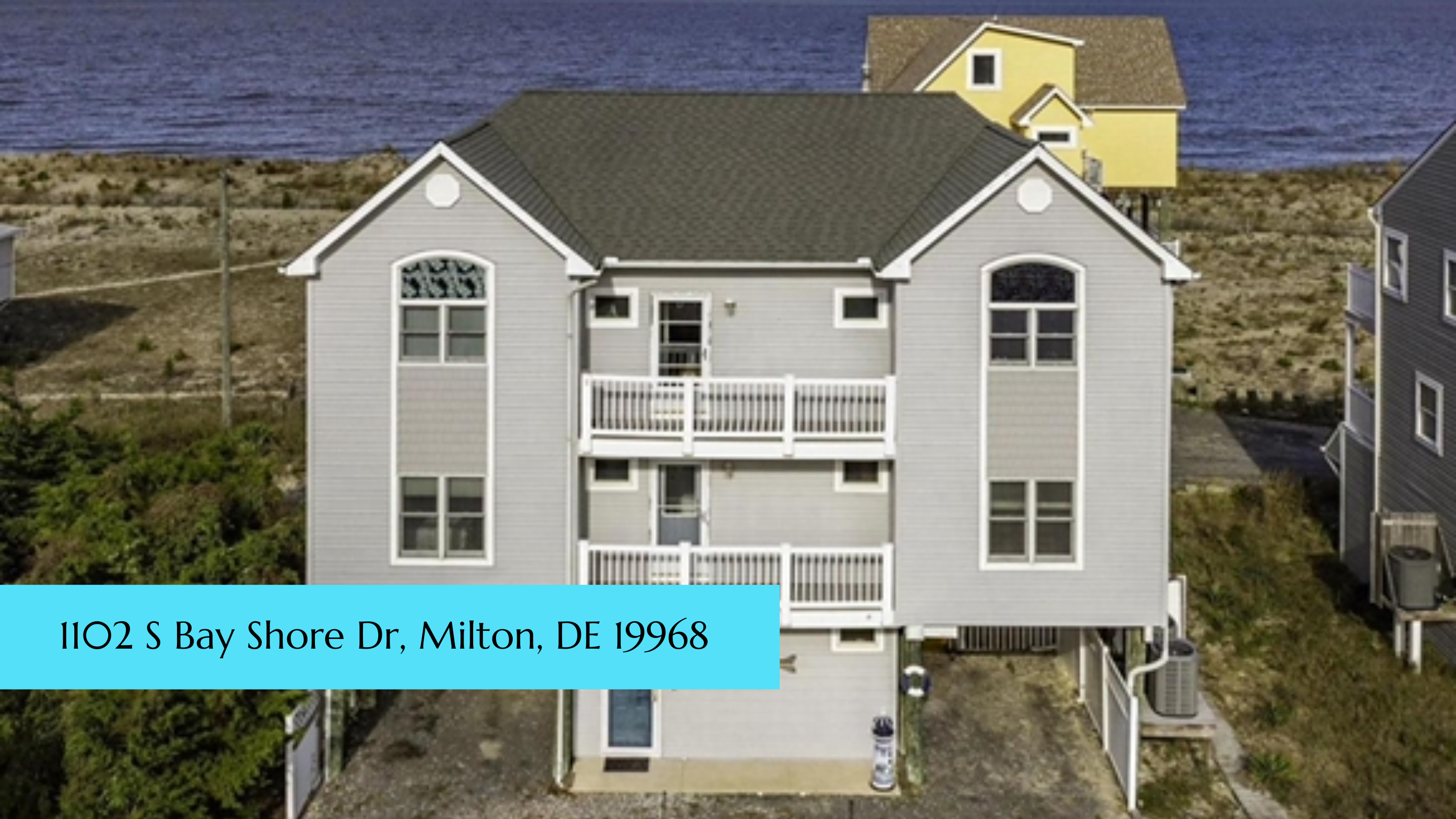 1102 S Bay Shore Dr, Milton, DE 19968 – Broadkill Beach Home with Elevator, Views & Rental Potential header image.