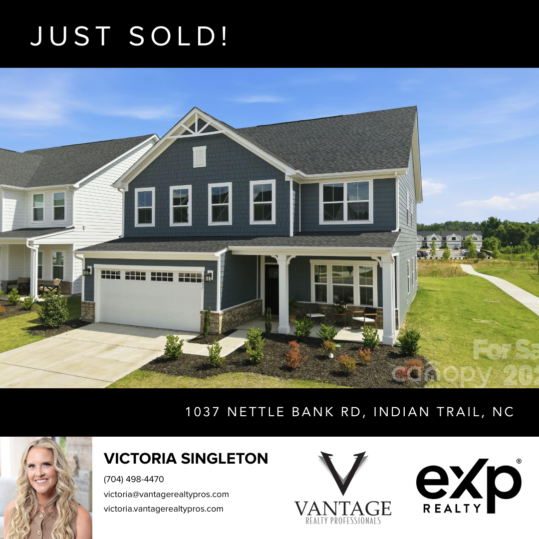 Just Sold: Congratulations to Victoria's Buyers on Their New Home in Indian Trail! header image.