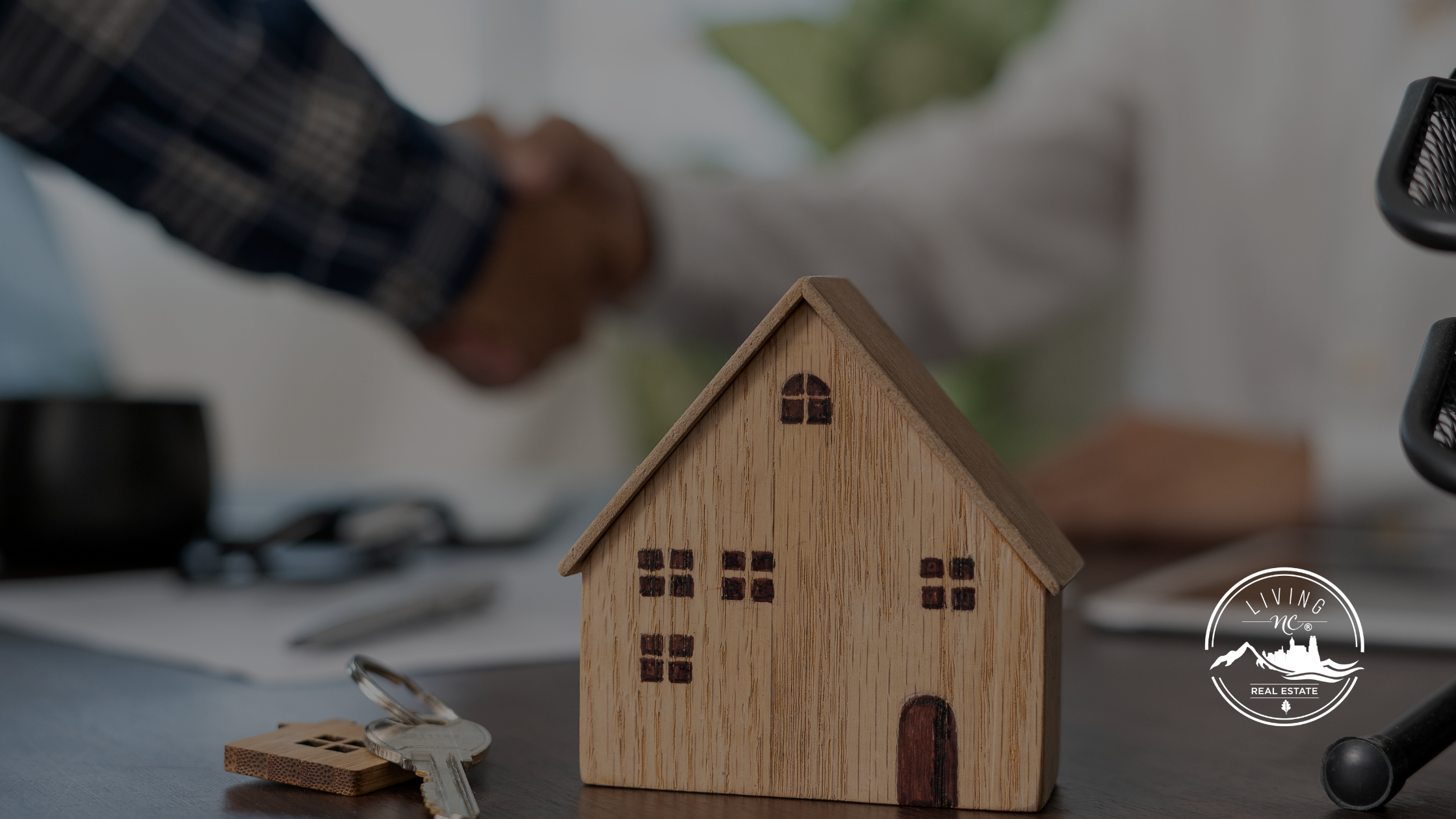 North Carolina homeowner deciding whether to buy a new home before selling their current house