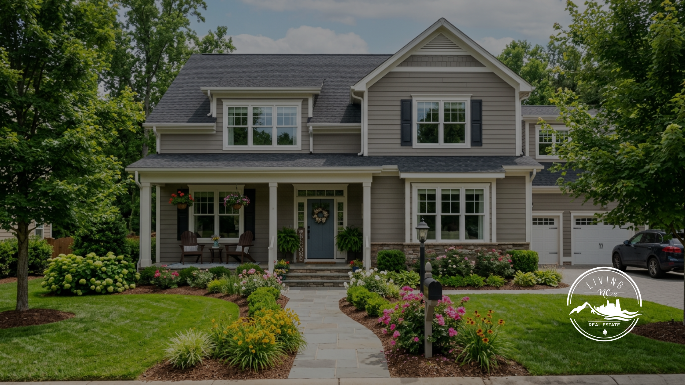 Beautifully staged home with strong curb appeal attracting potential buyers.
