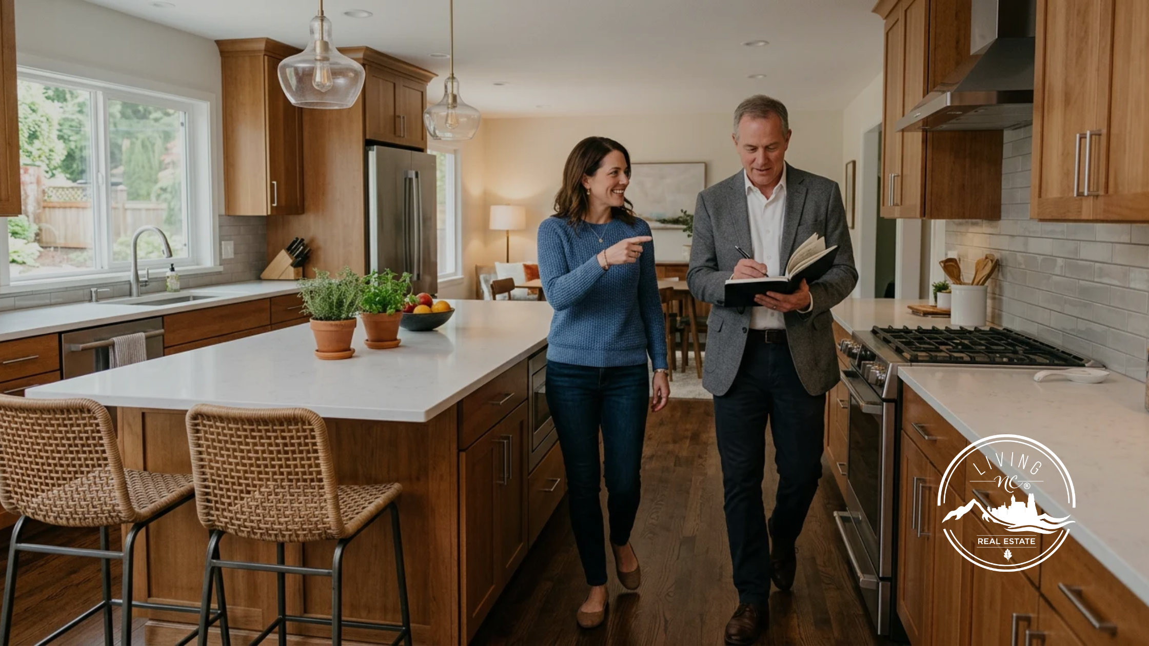 North Carolina homeowner deciding which repairs to make before listing a home for sale.