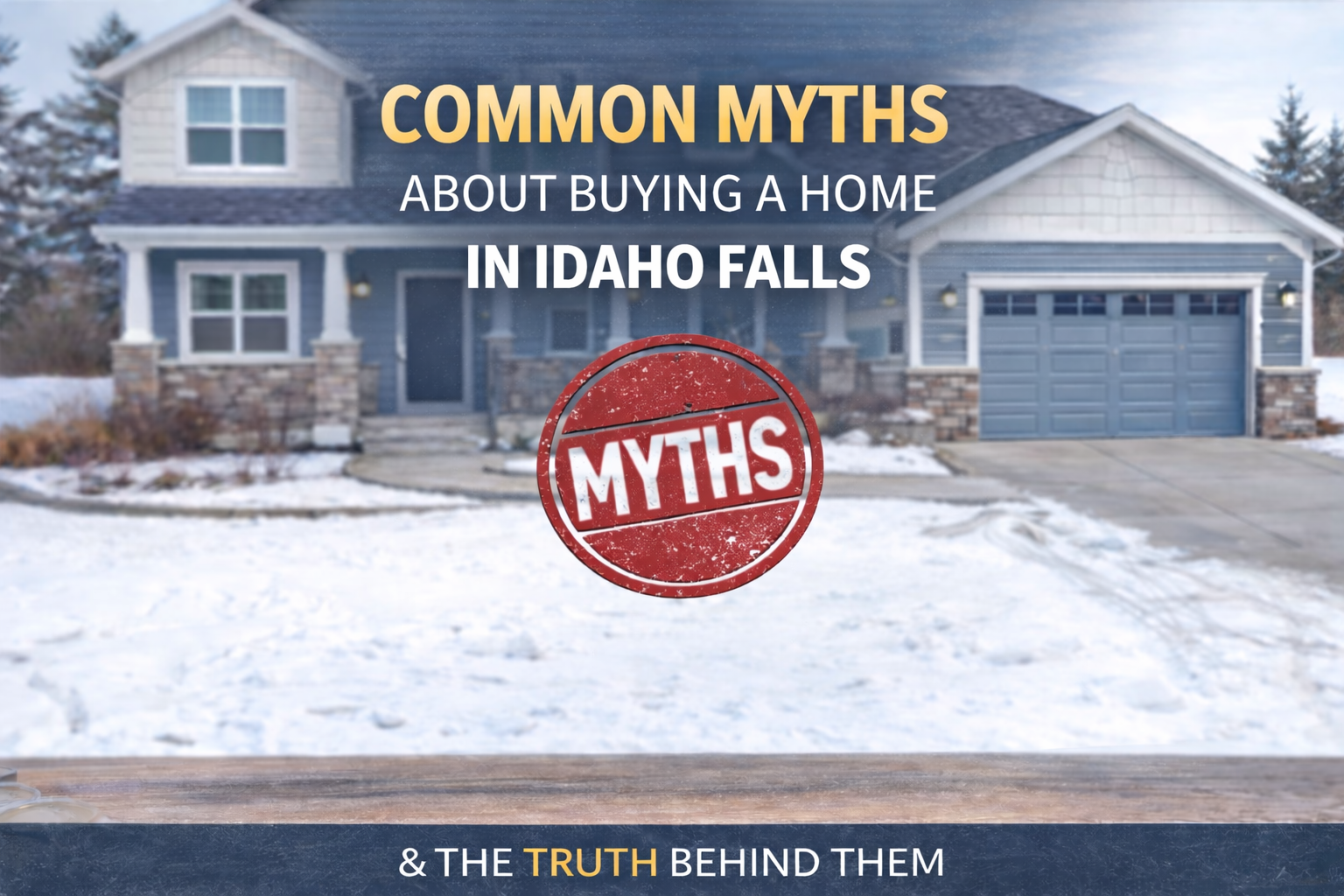 7 Common Myths About Buying a Home in Idaho Falls header image.