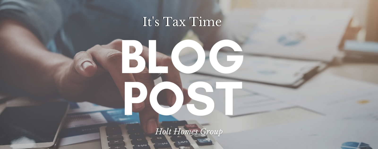 It's Tax Time header image.