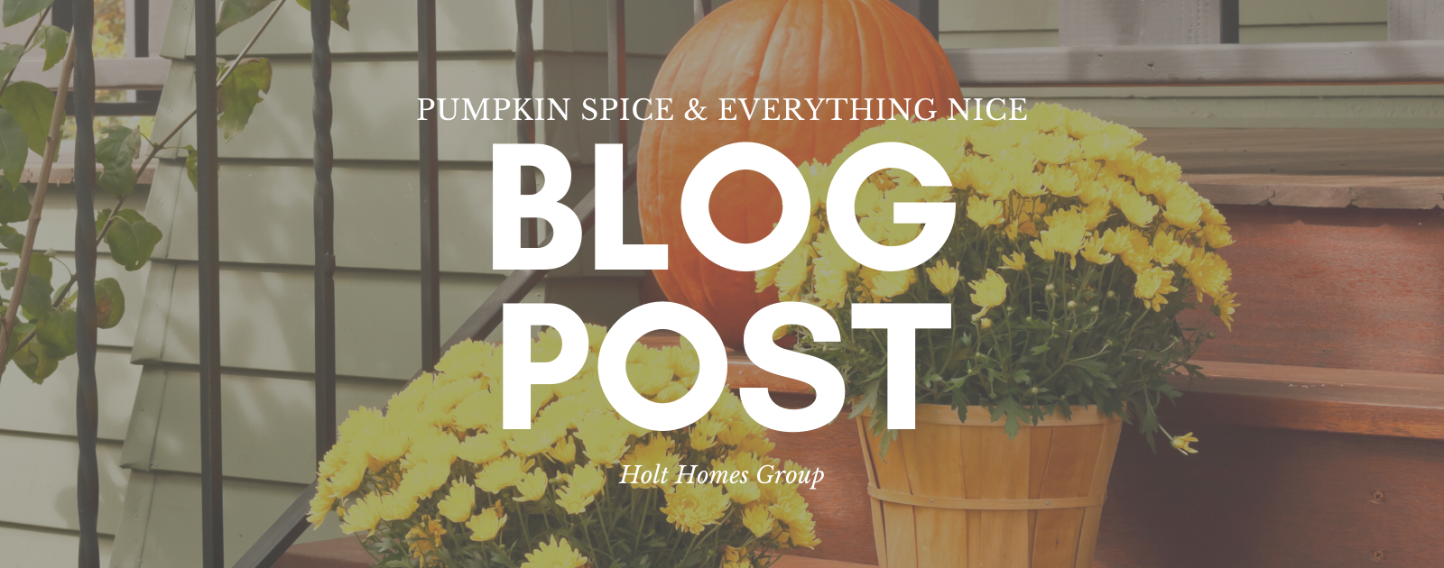 Pumpkin Spice and Everything Nice header image.
