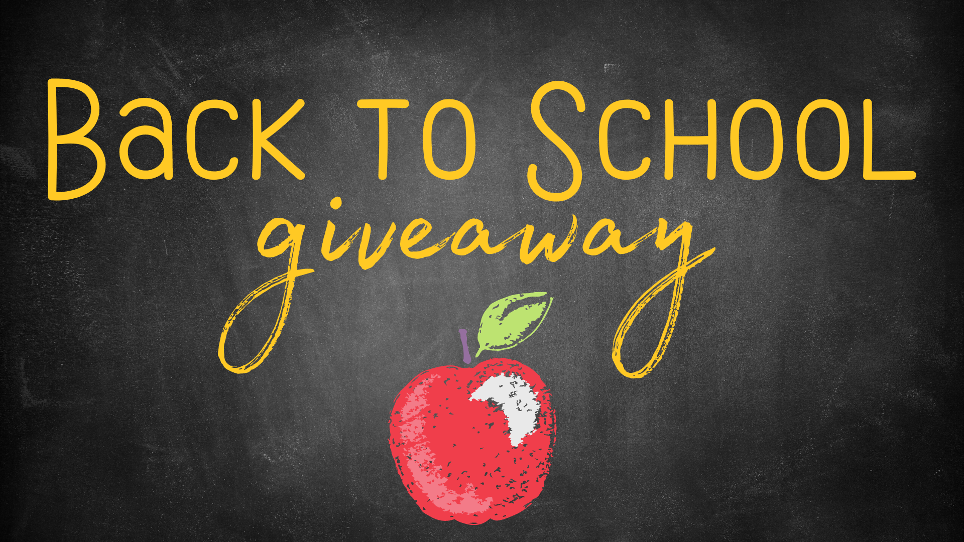 Our Back to School Giveaway is HERE! header image.