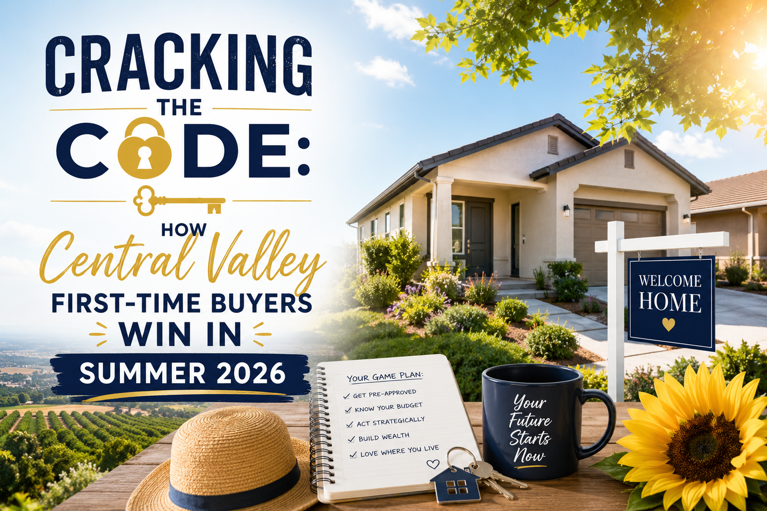 Cracking the Code: How Central Valley First-Time Buyers Win in Summer 2026 header image.