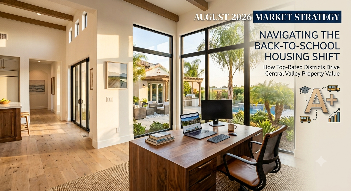 The Back-to-School Housing Shift: How Top Central Valley School Districts Drive Property Value header image.