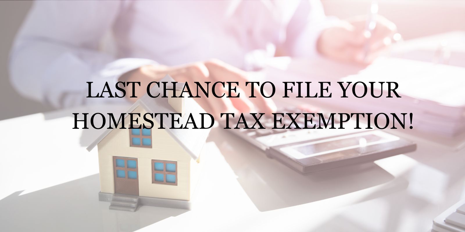 Last Chance to File! header image.