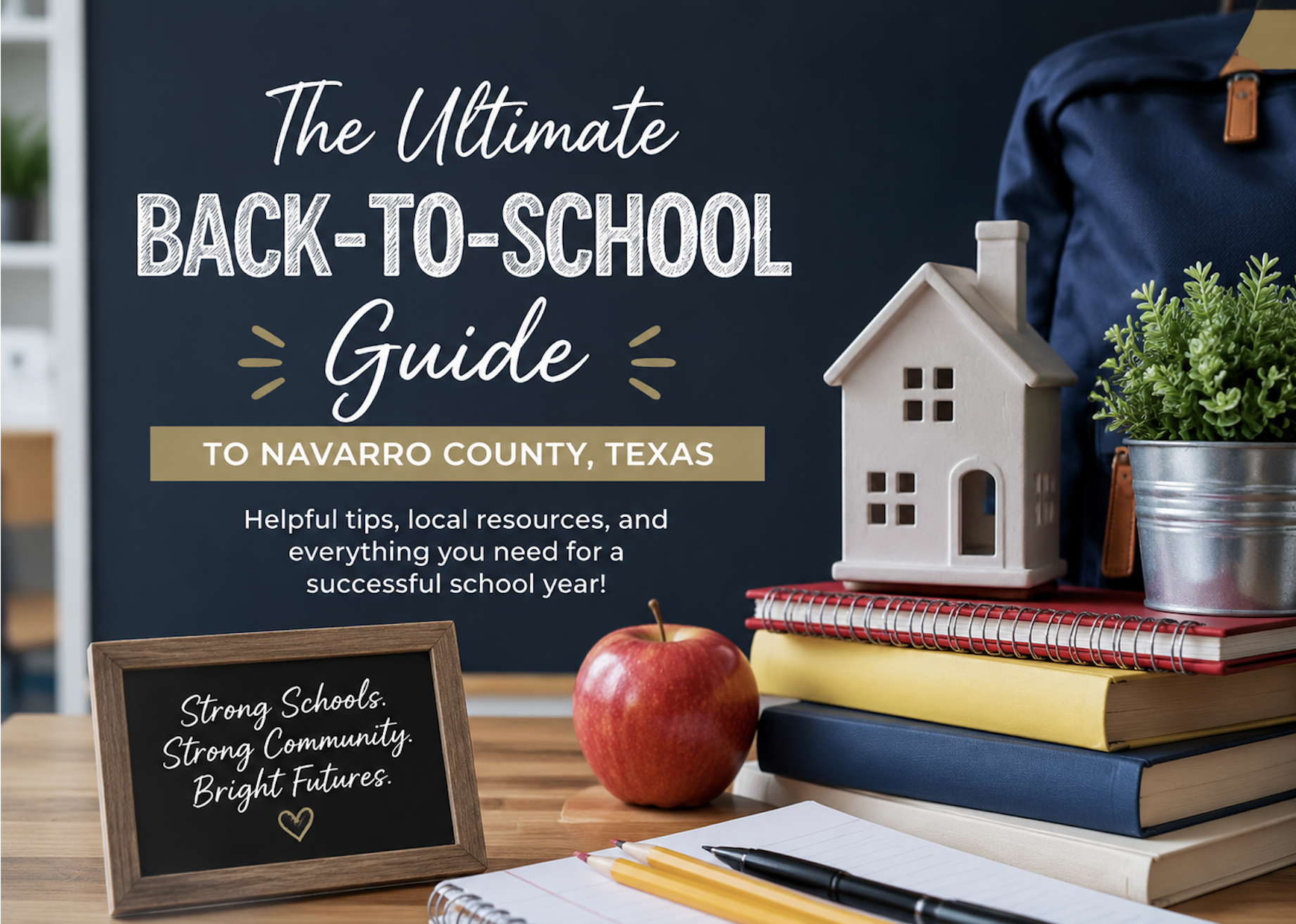 The Ultimate Back-to-School Guide to Navarro County, Texas header image.