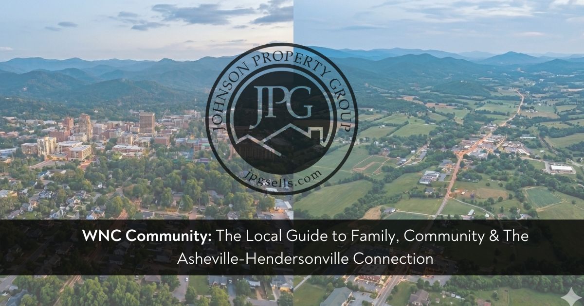 WNC Community: The Local Guide to Family, Community & the Asheville-Hendersonville Connection header image.