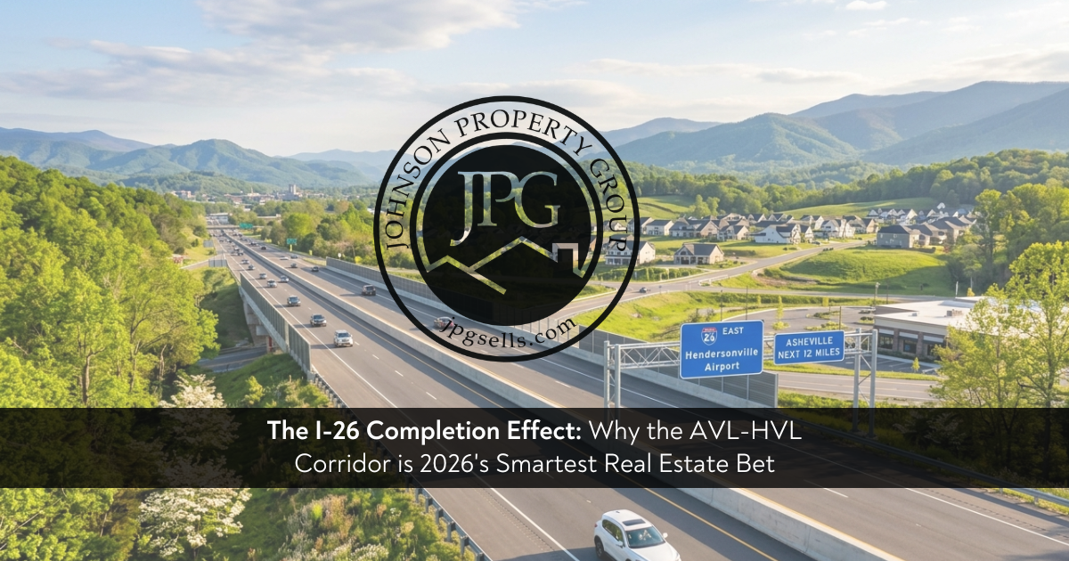 The I-26 Completion Effect: Why the AVL-HVL Corridor is 2026's Smartest Real Estate Bet header image.