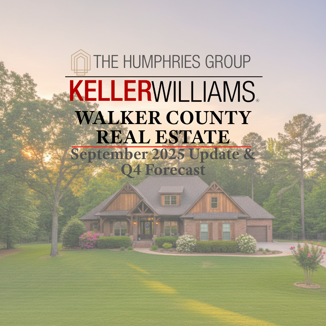 Walker County Real Estate Market: September 2025 Update & Q4 Forecast header image.