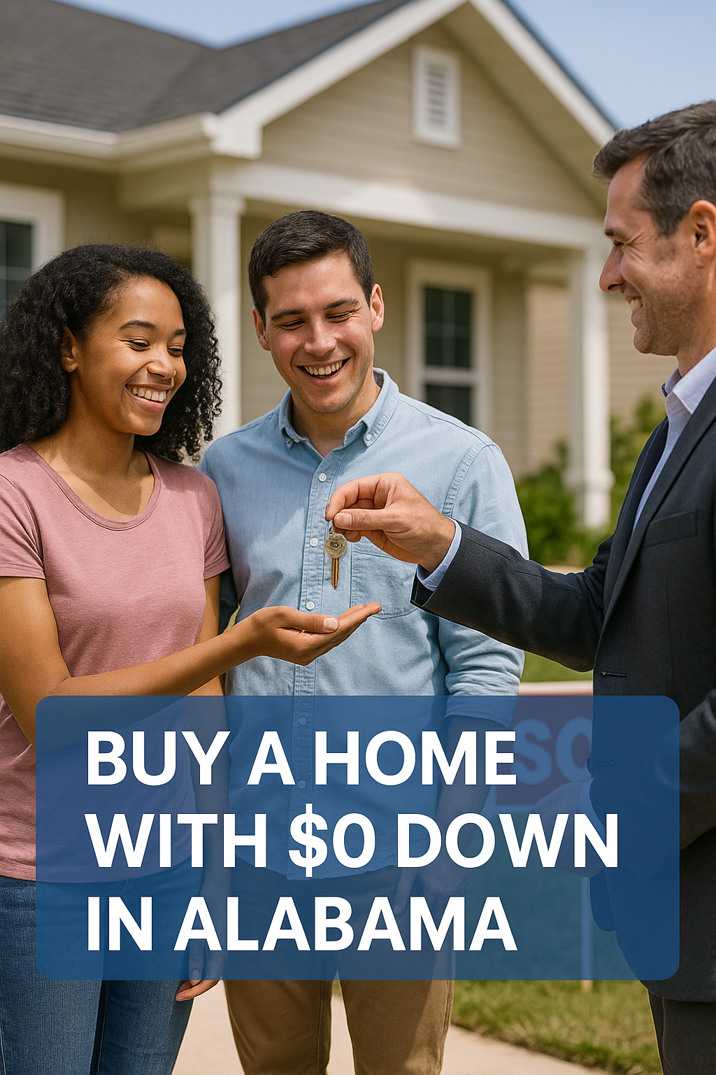 How to Buy a Home With No Money — and Little to No Credit (Alabama Edition) header image.