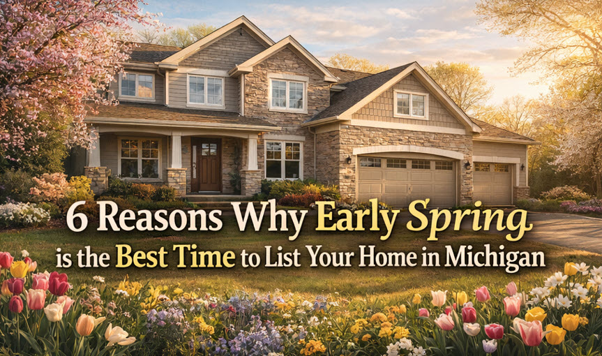 6 Reasons Why Early Spring is One of the Best Times to List Your Home in Michigan