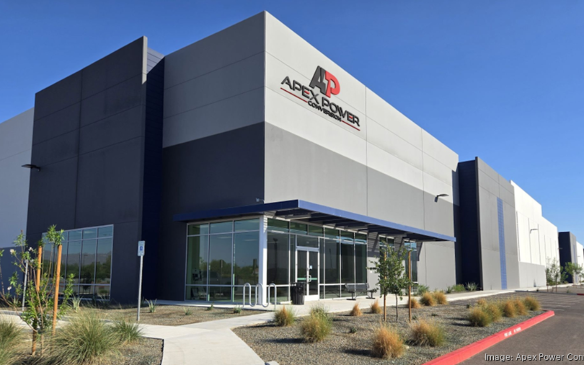 Apex Power Conversion opens $60M HQ, manufacturing plant in Mesa header image.