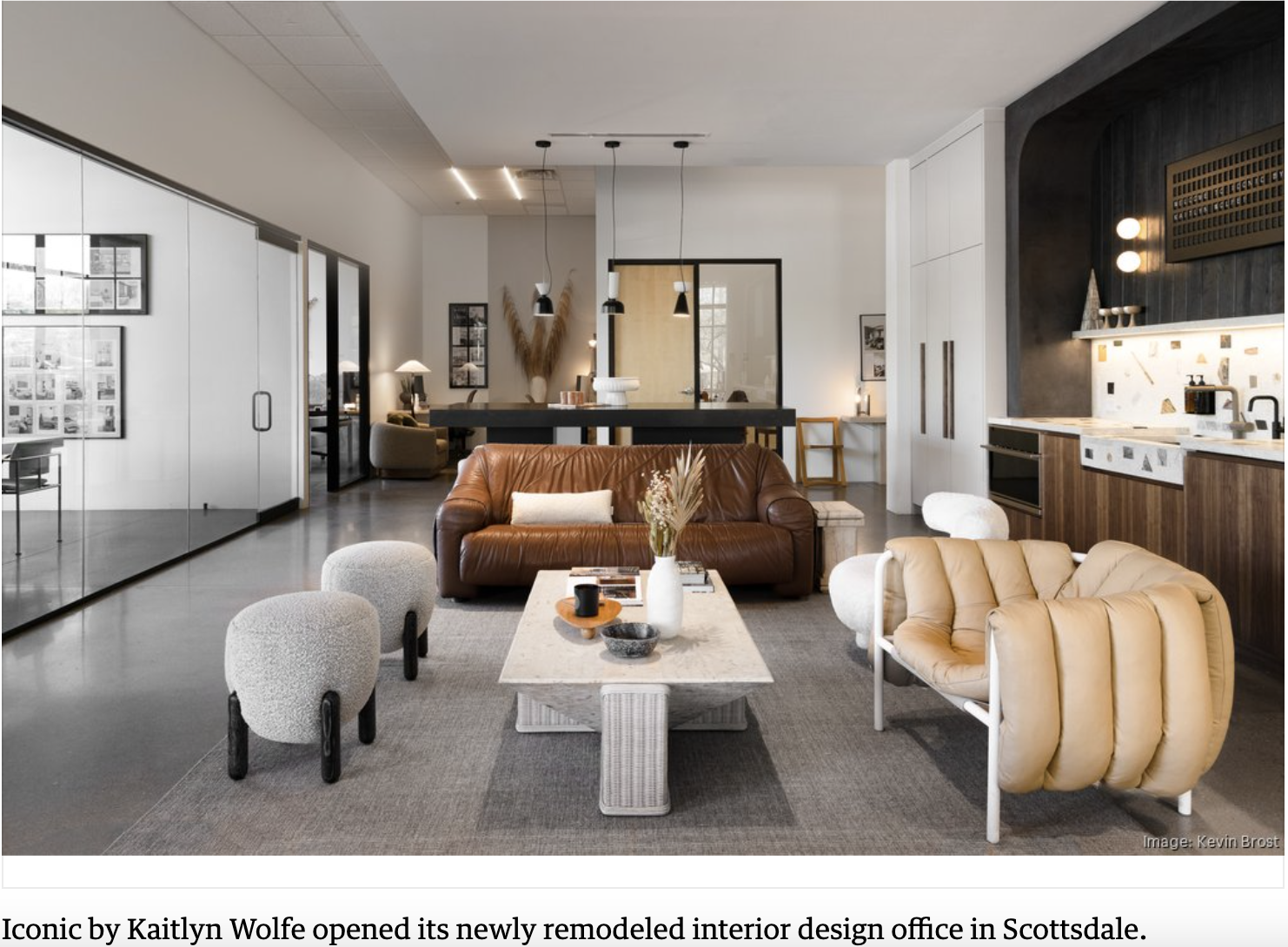 See inside 'Iconic' Scottsdale interior design firm's remodeled studio header image.