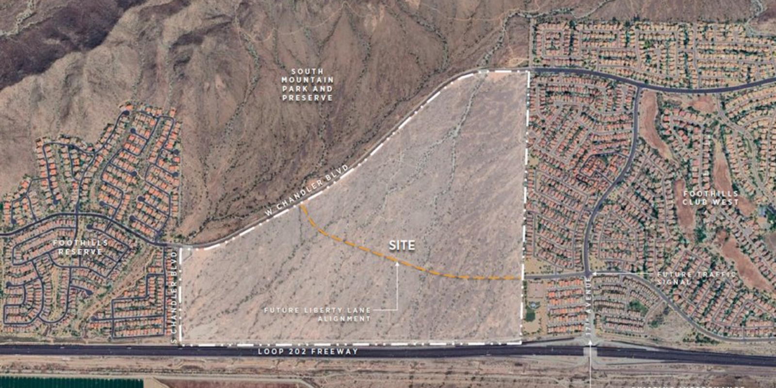 Ahwatukee's last big parcel to become giant residential community with 1,500 homes header image.