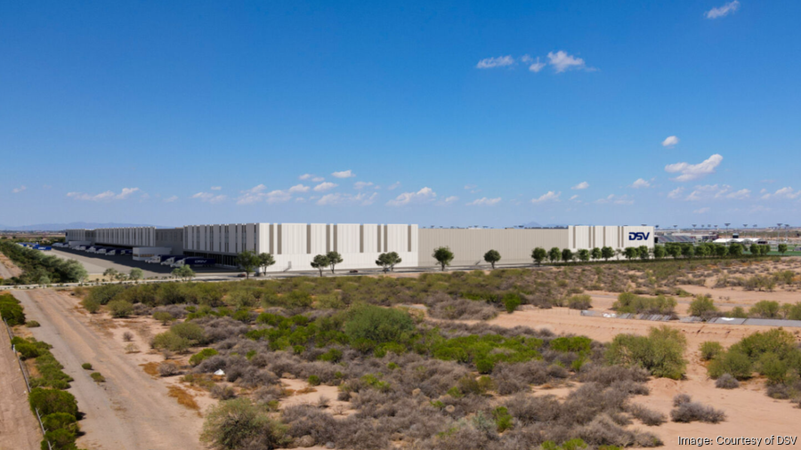Denmark logistics giant DSV starts construction on regional headquarters in Mesa header image.
