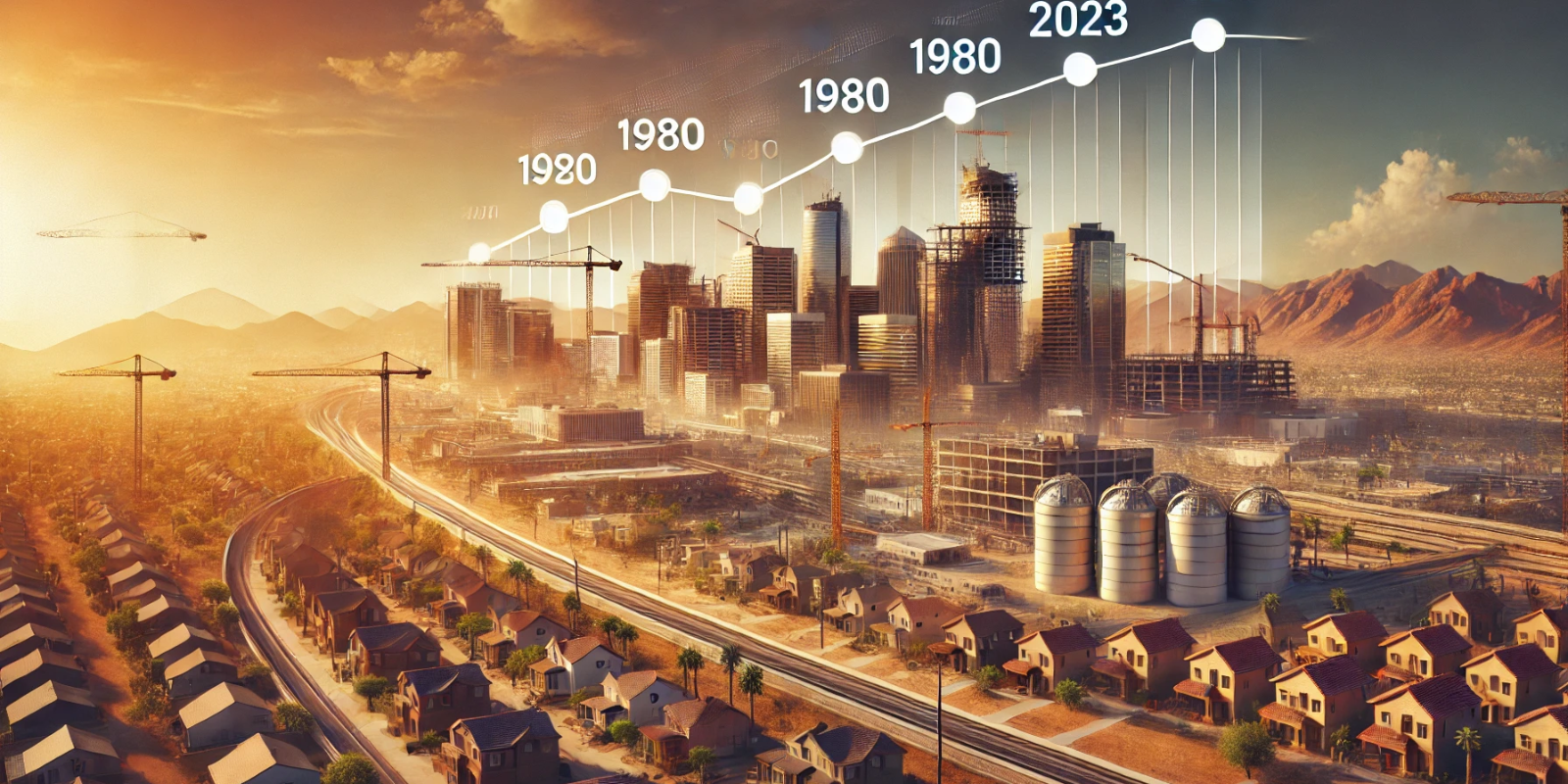 Phoenix among best in nation for real estate growth since 1980 header image.