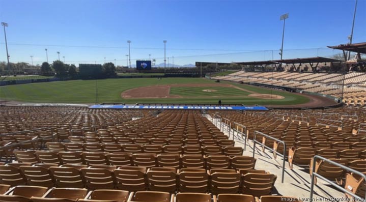 Cactus League 2023 economic impact numbers surge in Arizona header image.