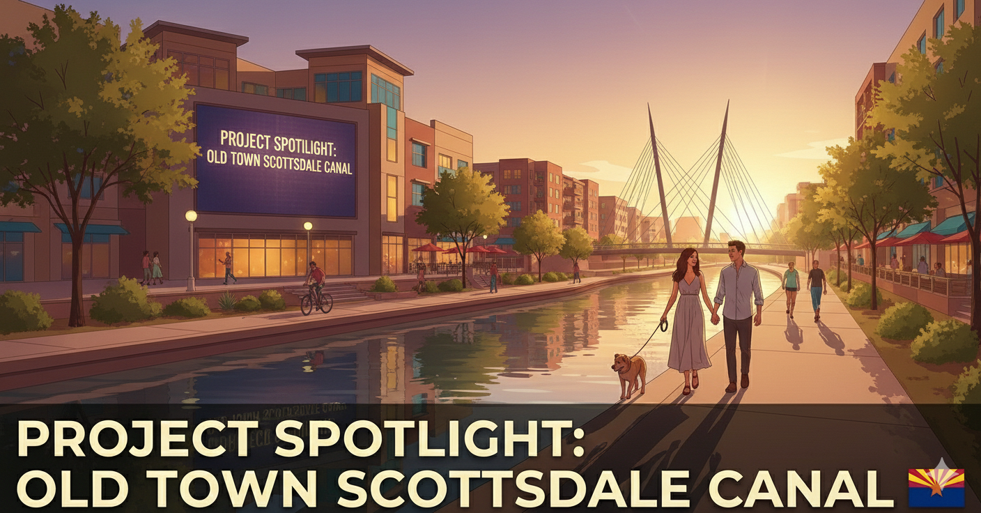 What to know about a project along Old Town Scottsdale's canal header image.
