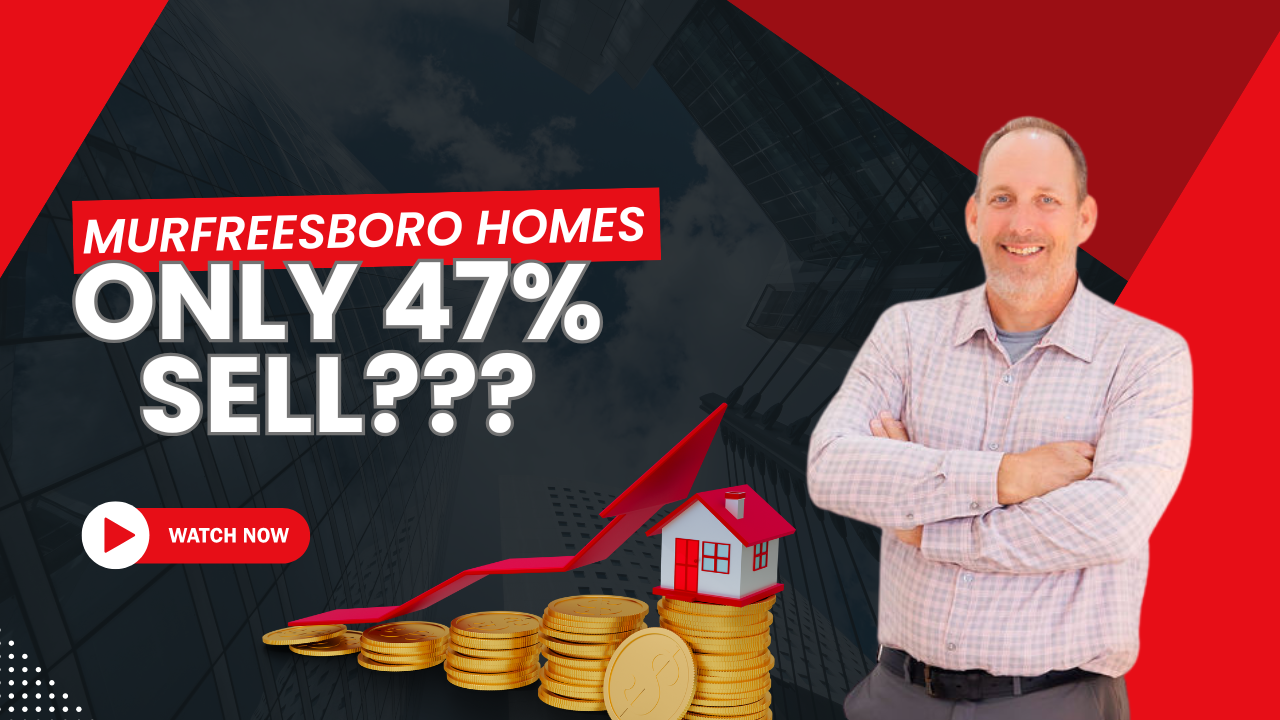 Only 47% of Homes Listed in Murfreesboro Actually Sold Last Year — What Does That Mean for You? header image.