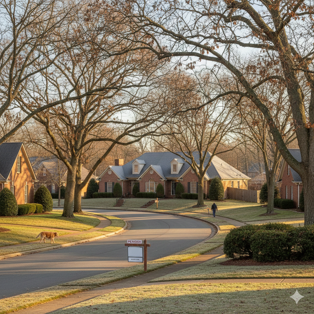 Murfreesboro neighborhood representing a stable real estate market heading into 2026.