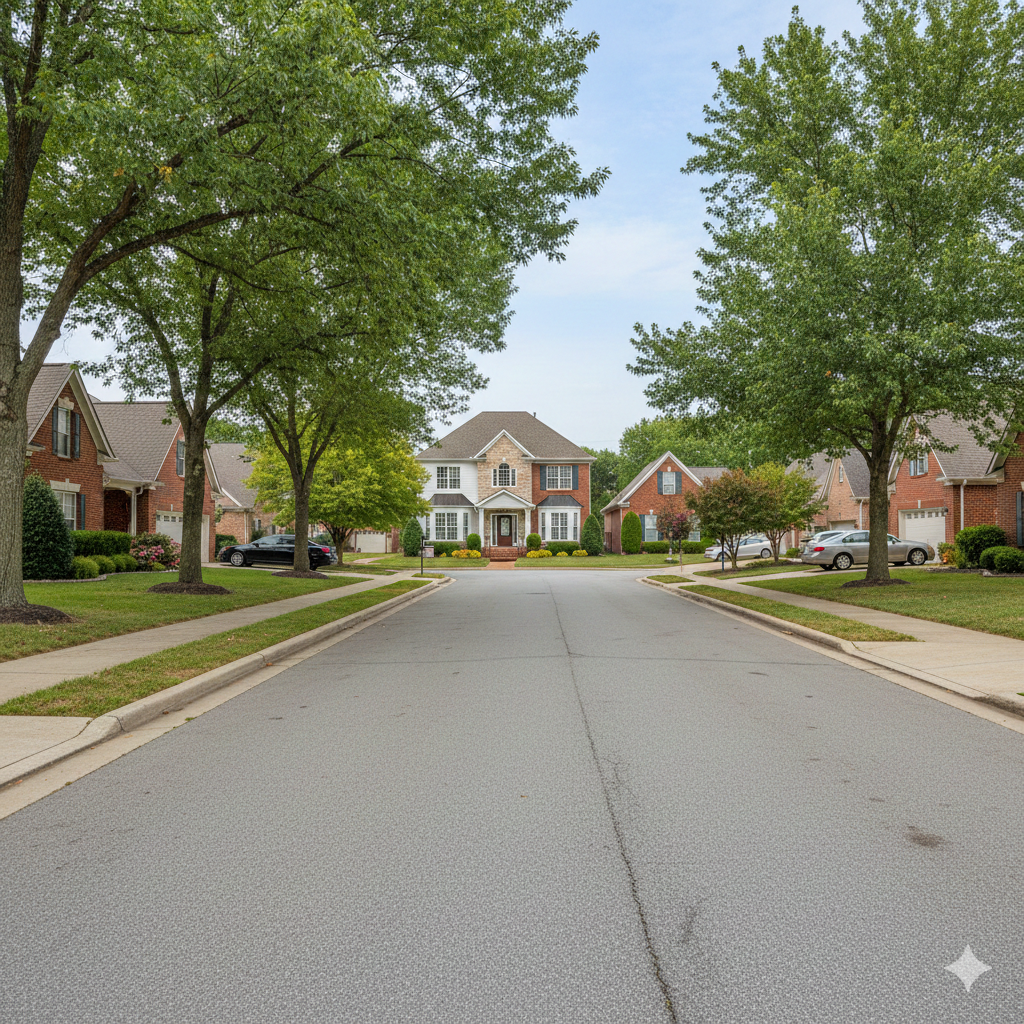 Murfreesboro Tennessee neighborhood view representing current real estate market conditions