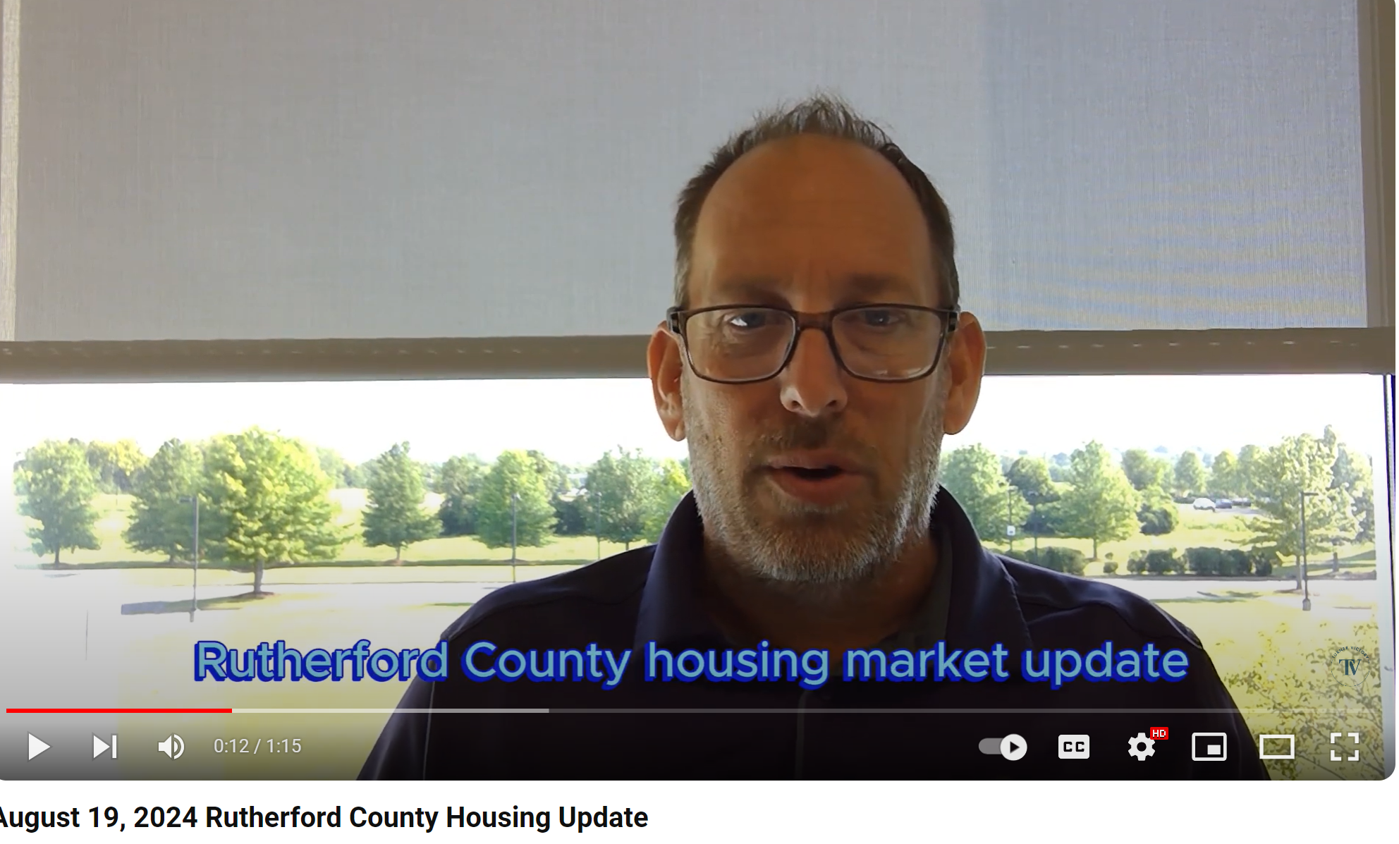 Rutherford County Market Update August 19, 2024 header image.