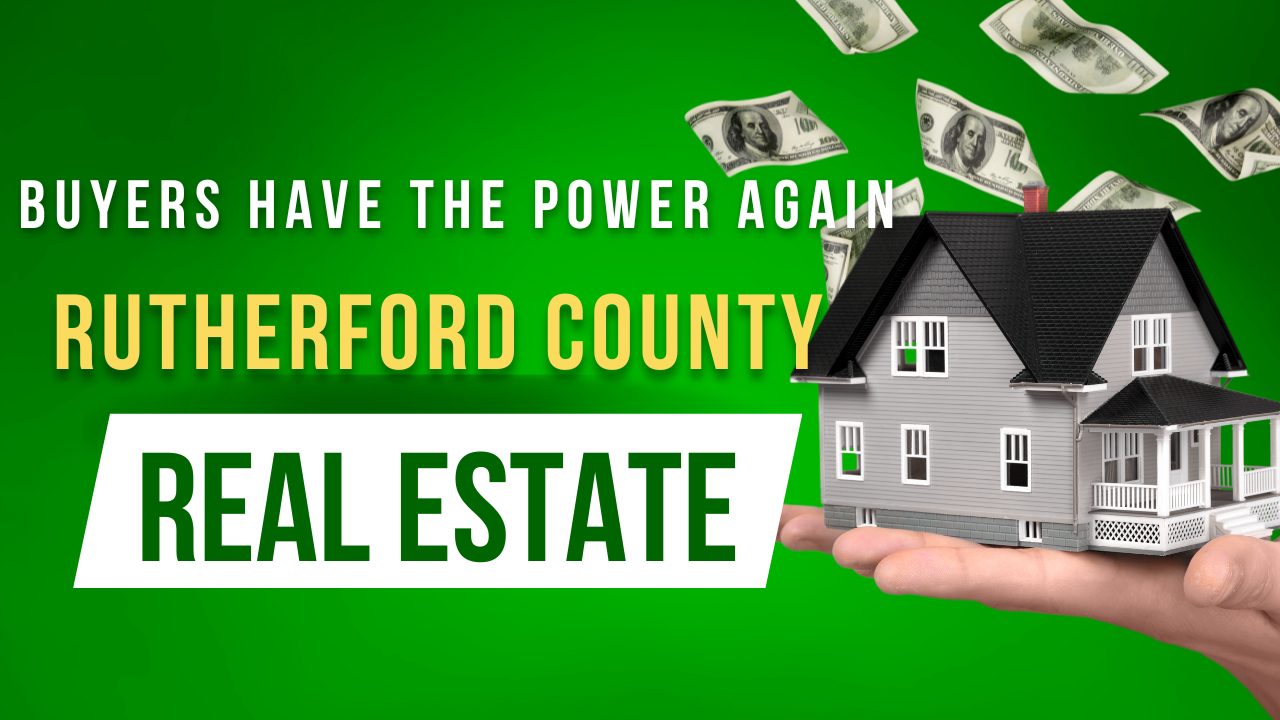 Rutherford County Real Estate Market Update – October 2025 header image.