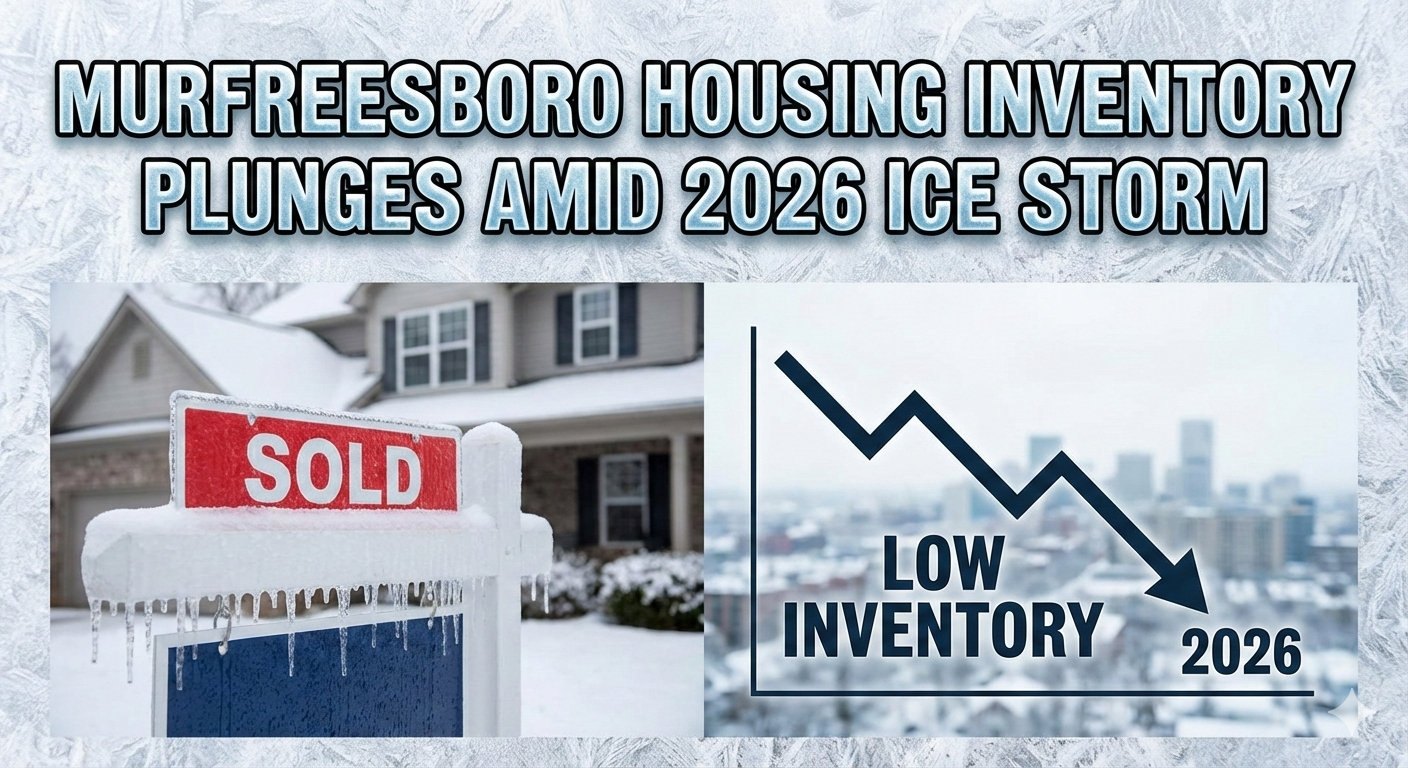 Murfreesboro TN Housing Inventory Plunges