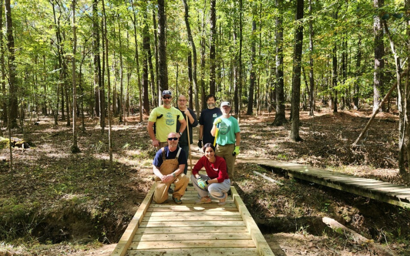 A finished bridge