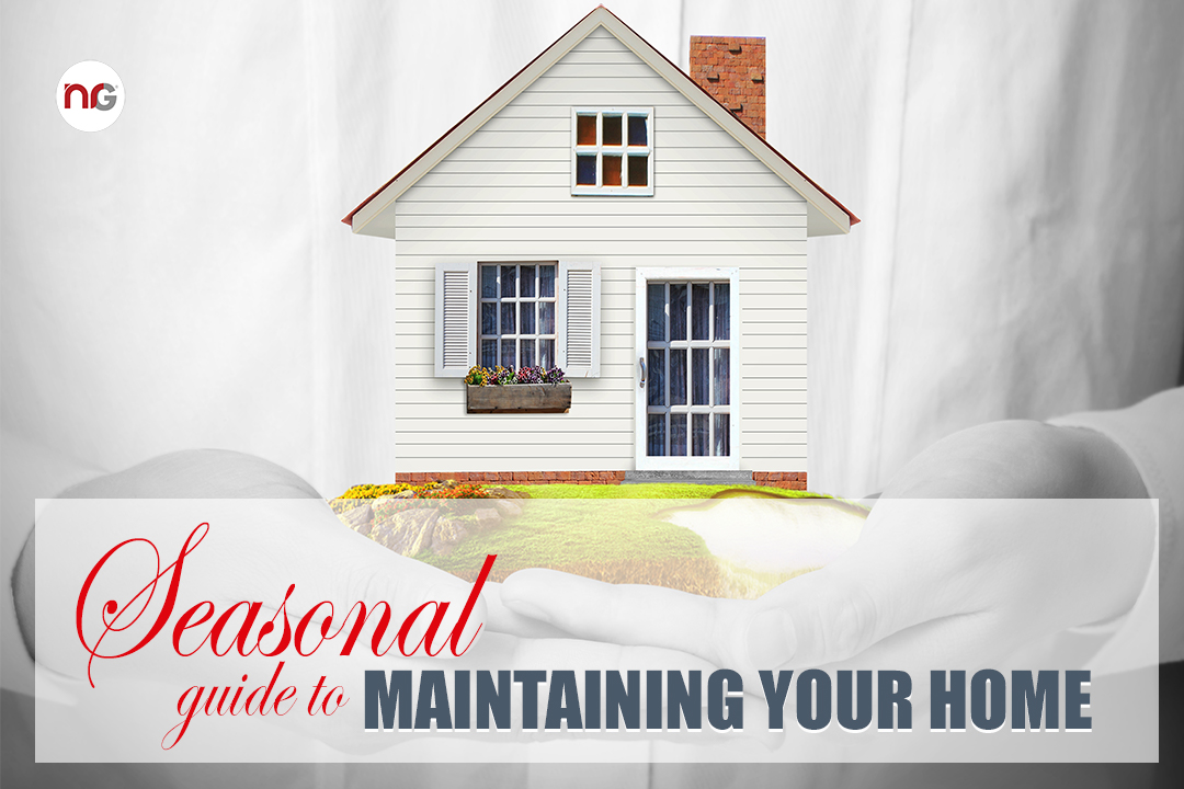 A Seasonal Guide to Maintaining Your Home header image.