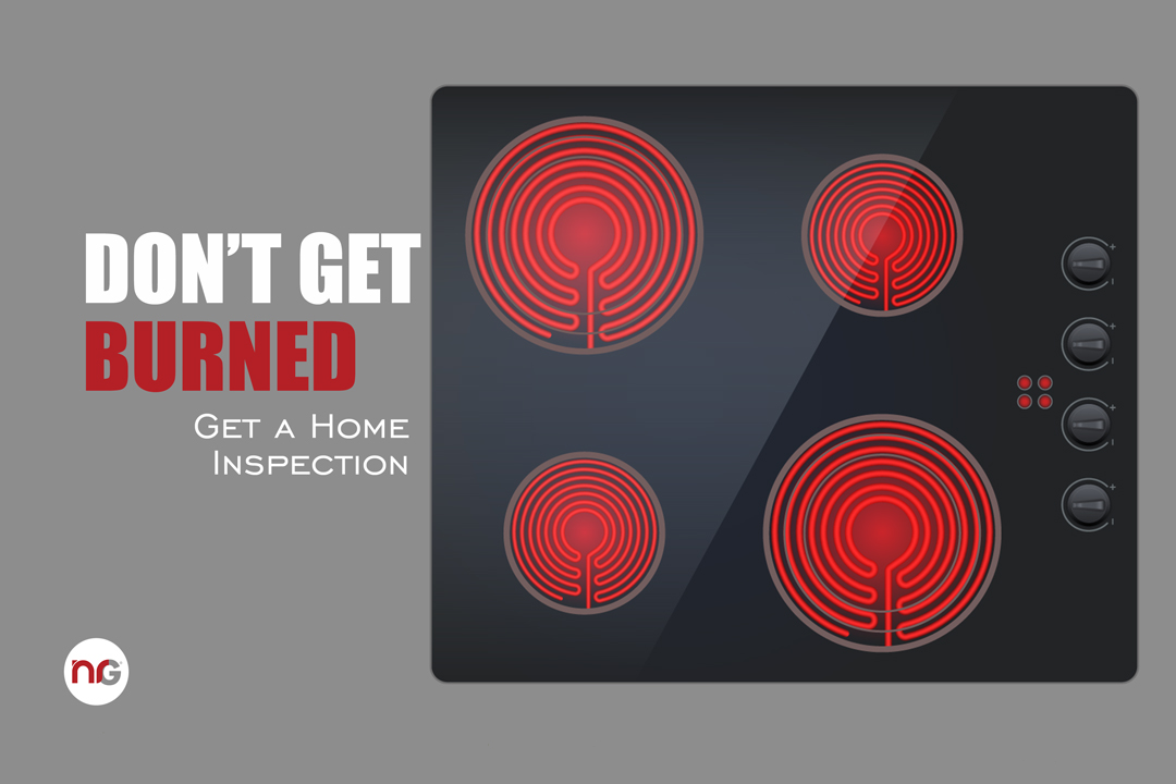 Don’t Get Burned – Get a Home Inspection to Save Money on Your Next Purchase header image.