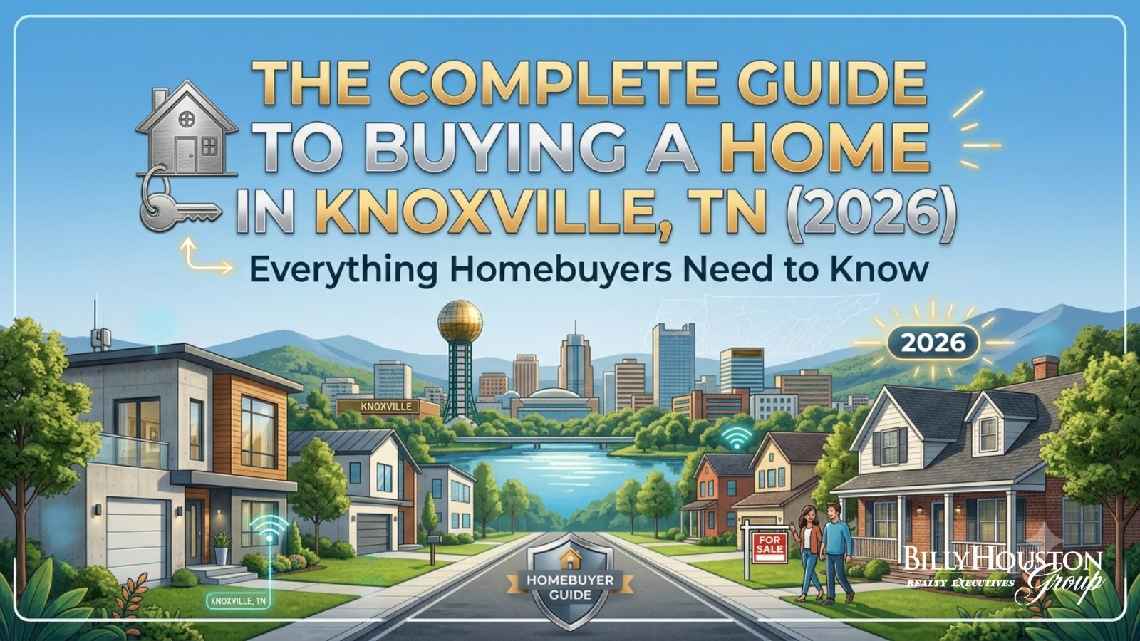Knoxville TN homebuyer guide featuring local neighborhoods and real estate opportunities in 2026
