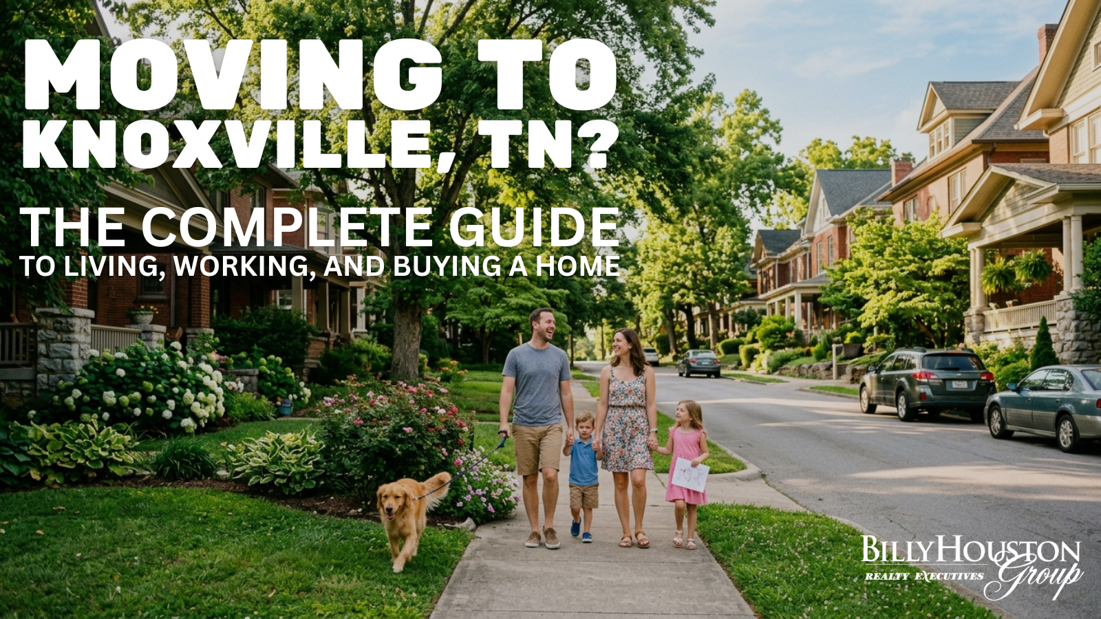 Moving to Knoxville TN with a view of the Knoxville skyline, Tennessee River, and local scenery