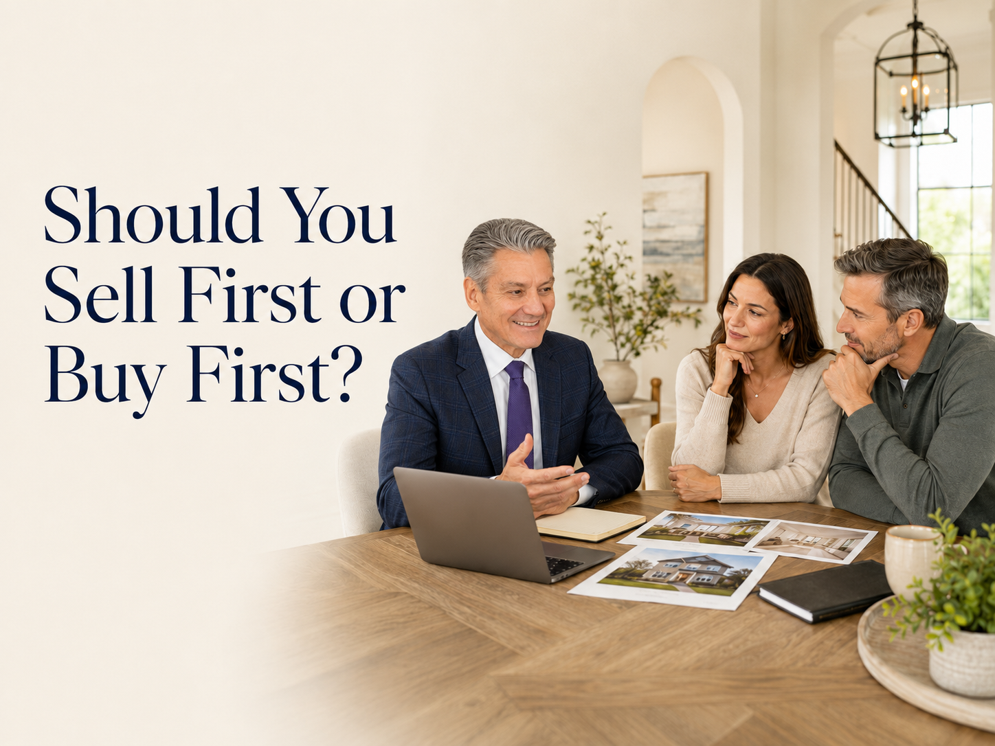 Should You Sell First or Buy First? header image.