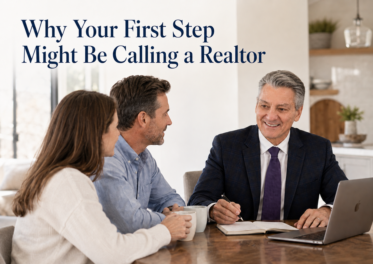Why Your First Step Might Be Calling a Realtor header image.