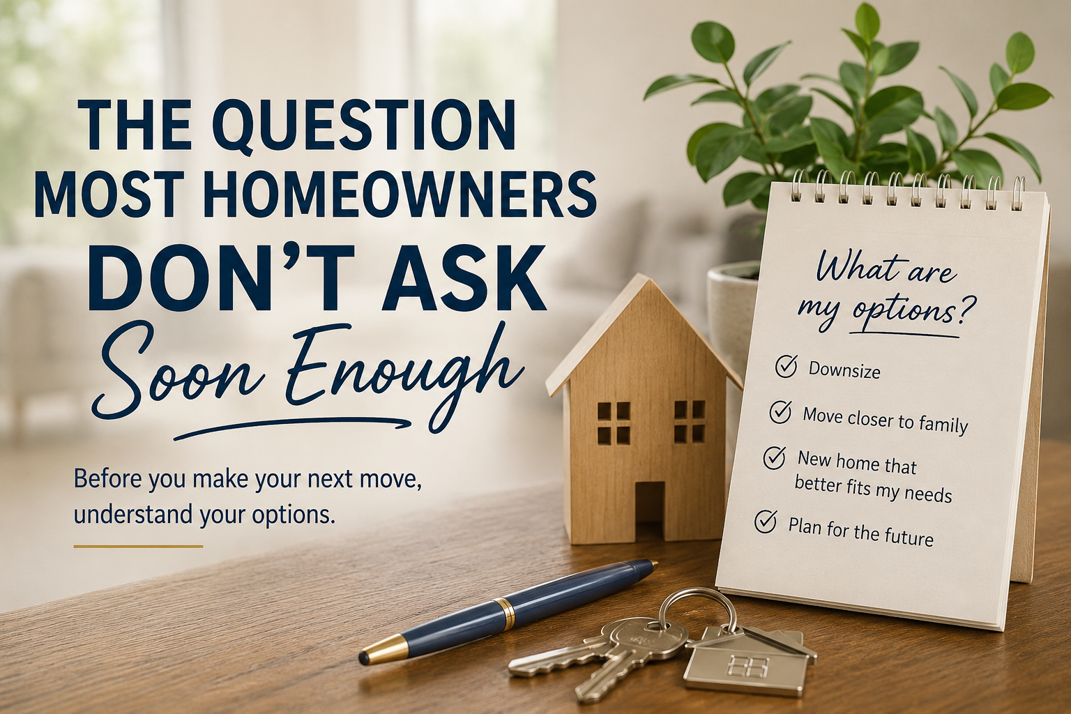 The Question Most Homeowners Don't Ask Soon Enough header image.