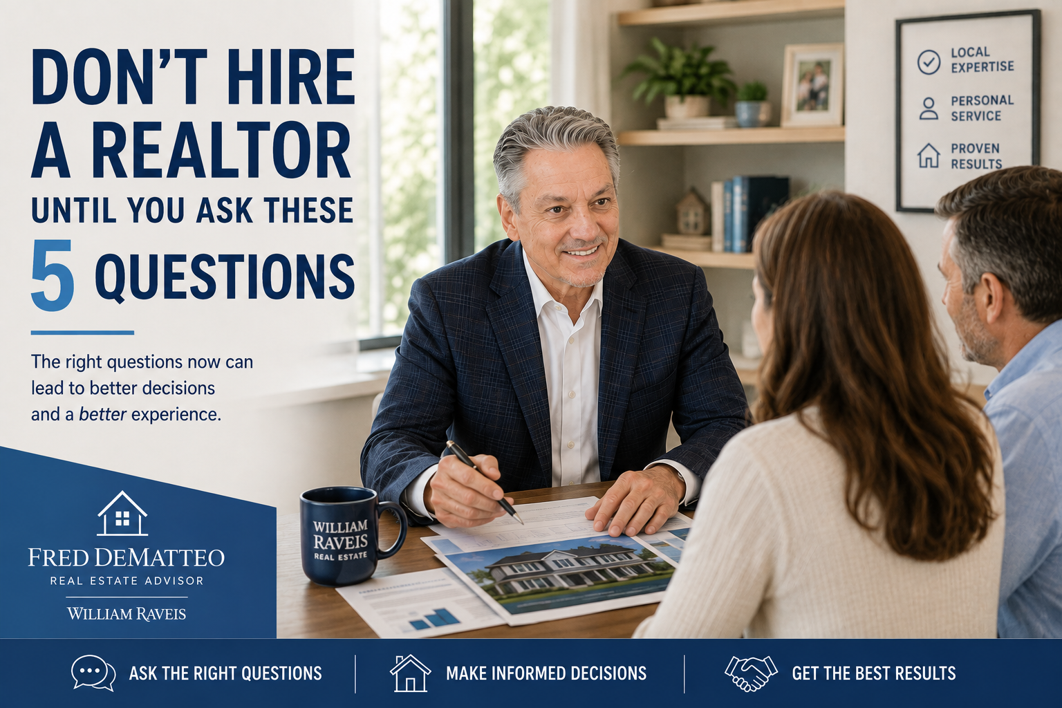 Don't Hire a Realtor Until You Ask These 5 Questions header image.
